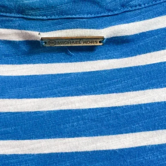 🔥 FLASH SALE | Michael Kors Striped Oversized Tee Size XS - Picture 5 of 9